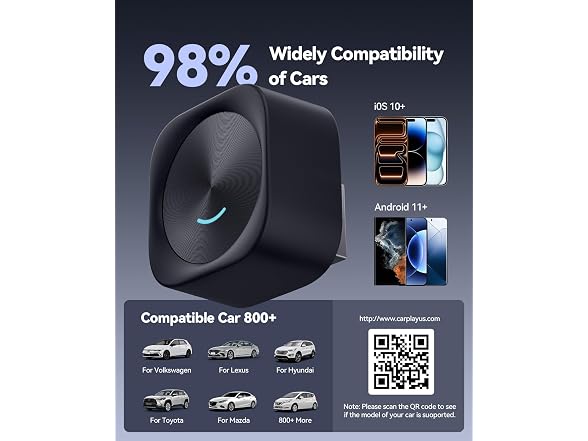 iGENJUN Wireless CarPlay Android Adapter