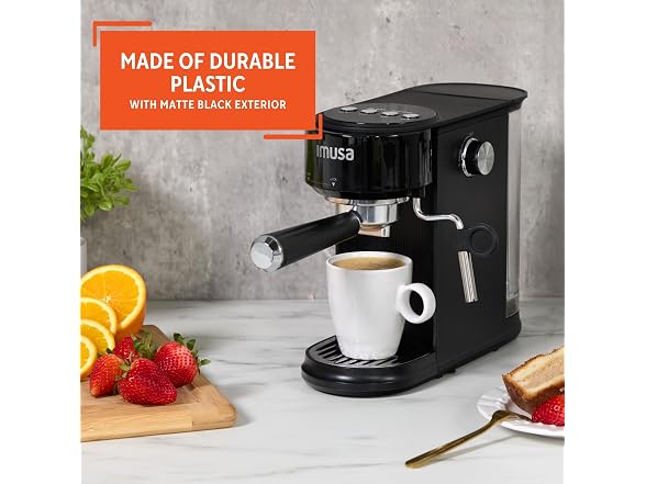 IMUSA 20 Bar Espresso Machine with Milk Frother