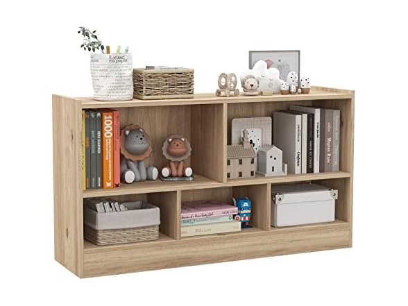 MEDIMALL 5 Cube Kids Toy Storage Organizer