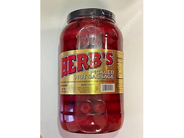 Herb's Snack Foods Pickled Hot Sausage