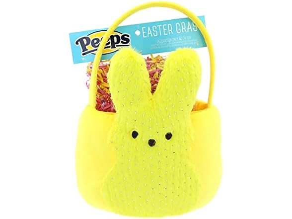 Animal Adventure Peeps Plush Basket