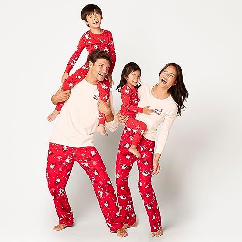 Amazon Essentials Disney | Marvel | Star Wars Women's Flannel Pajama Sleep Sets, Nightmare Valentine - Womens, Large