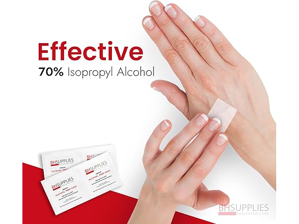 BH SUPPLIES Alcohol Prep Pads - 54 Boxes