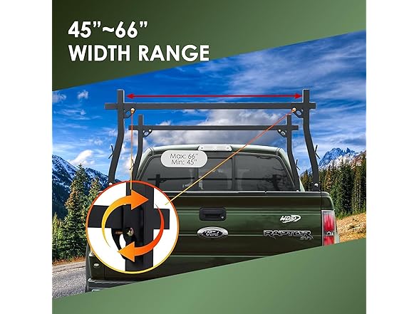 POLESTAR Steel Truck Ladder Rack