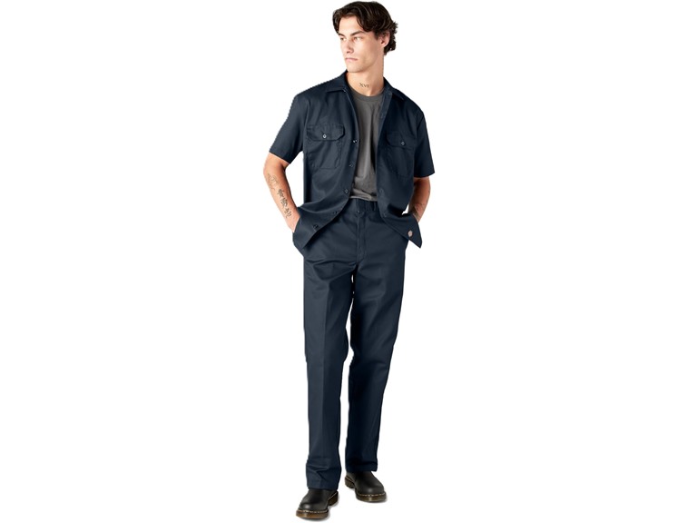 Dickies Short Sleeve Work Shirt, Dark Navy, 2T