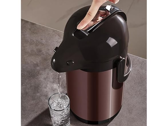 PARACITY Airpot Coffee Carafe with Double Pump
