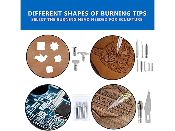 Wood Burning Kit 42Pcs Adjustable Temp