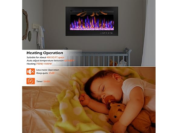 BETELNUT Electric Fireplace