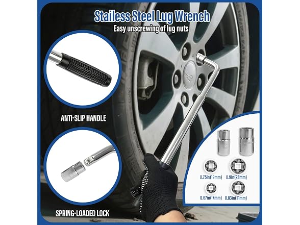 2 Ton Scissor Jack Kit for Car