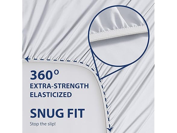 Cathay Home Luxury Microfiber Fitted Sheet Full