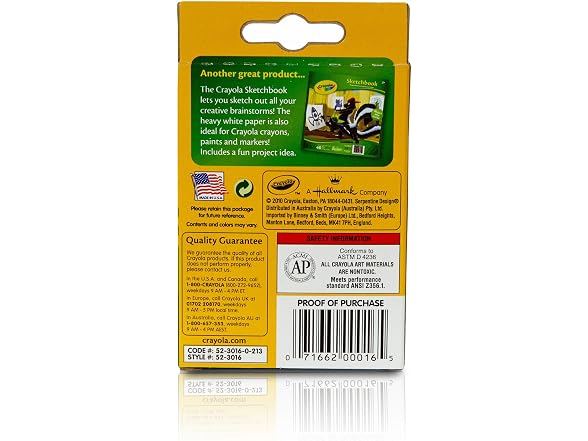 Crayola Crayons, School Supplies, 16 Count