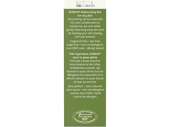 Aveeno Moisturizing Bar Dry Skin 3.5oz