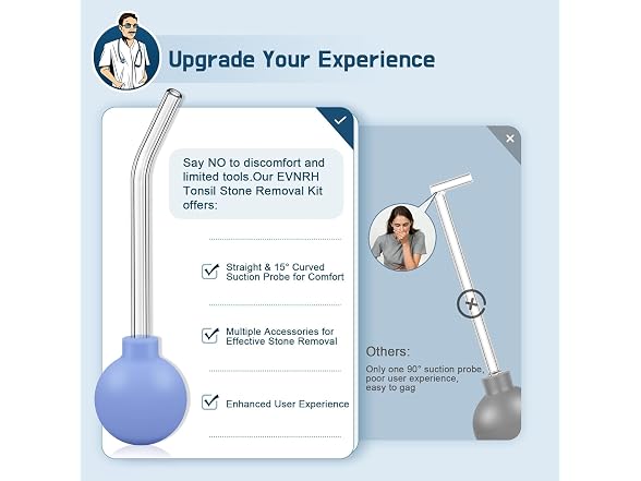 Tonsil Stone Vacuum Cleaner