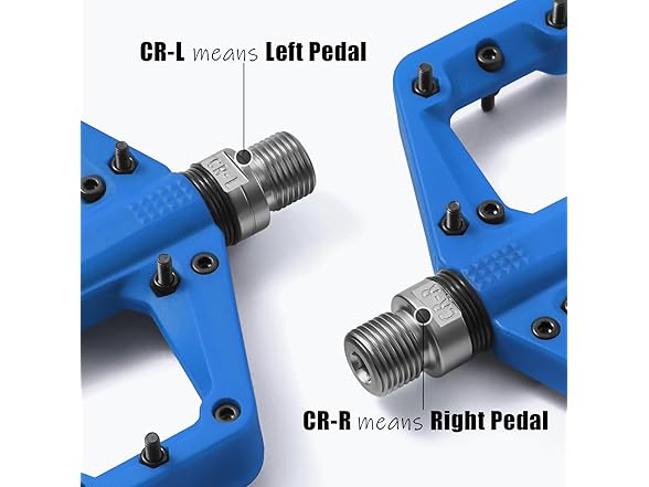 Light MTB Bike Pedals, 9/16" Spindle