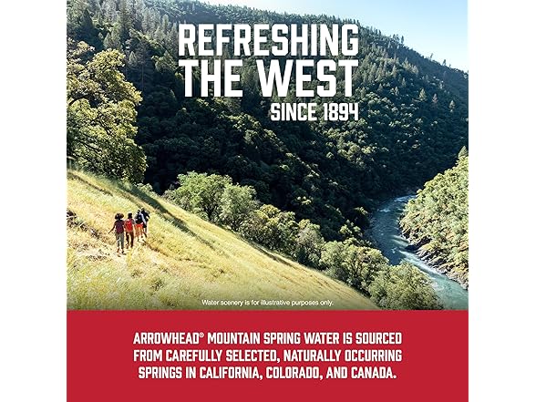 6PK Arrowhead Mountain Spring Water Bottles
