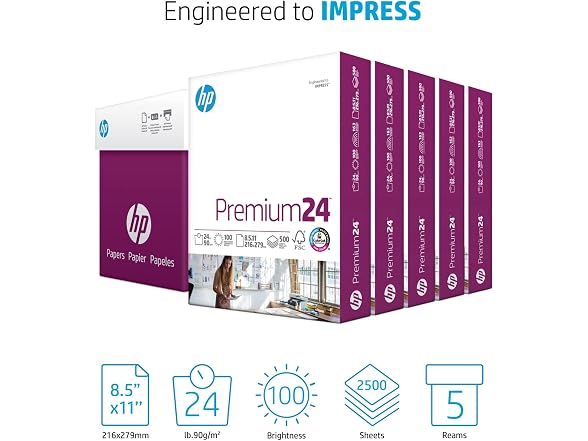 HP Papers HP Printer Paper | 8.5 x 11 Paper |