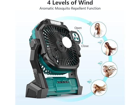 Rechargeable Portable Fan