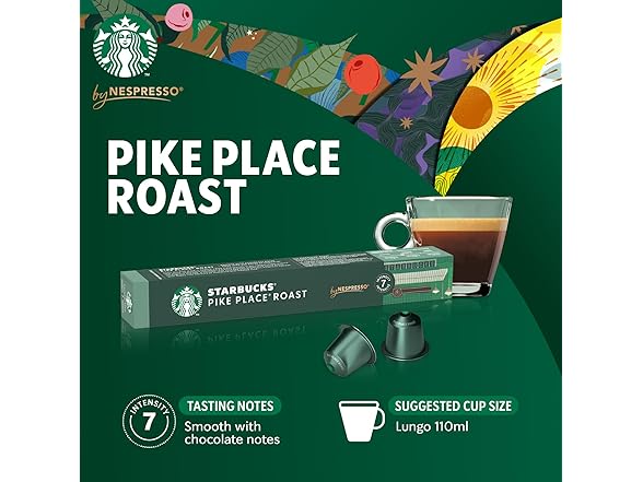 Starbucks Pike Place Lungo, 10ct