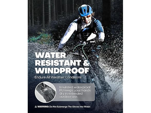 Winter Gloves Black S