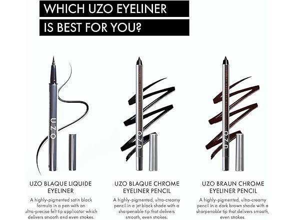 UZO UZO Black Eyeliner Pencil, Highly-Pigme