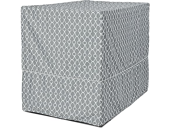 MidWest 54" Dog Crate Cover, Gray Geo