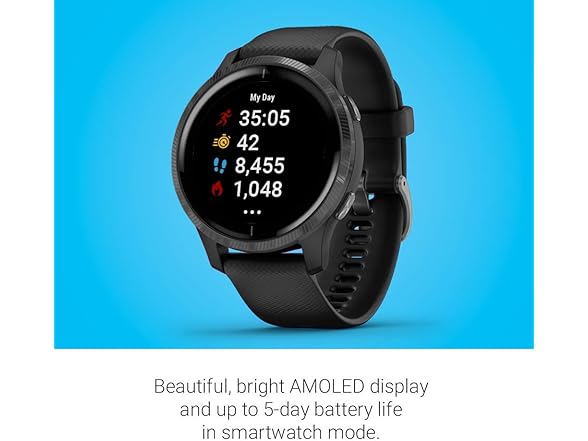 Garmin 010-02173-11 Venu, GPS Smartwatch with Bright Touchsc (Open Box)