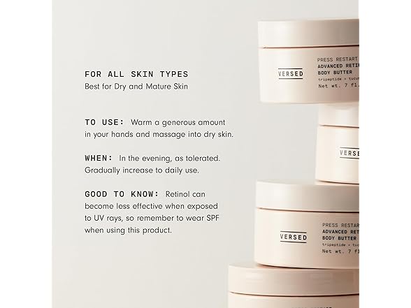 Versed Advanced Retinol Body Butter