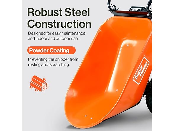 SuperHandy Electric Wheel Barrow - 330lbs Max Load
