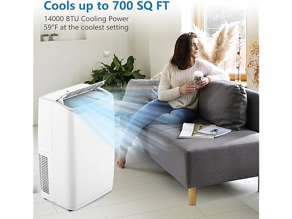GustoWave 3-in-1 Portable Air Conditioner