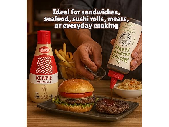 5 Item Set- Japanese Mayo & BBQ Sauce & Ramen