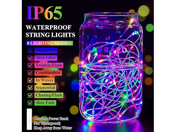 Lakumu LED Battery Operated String Lights