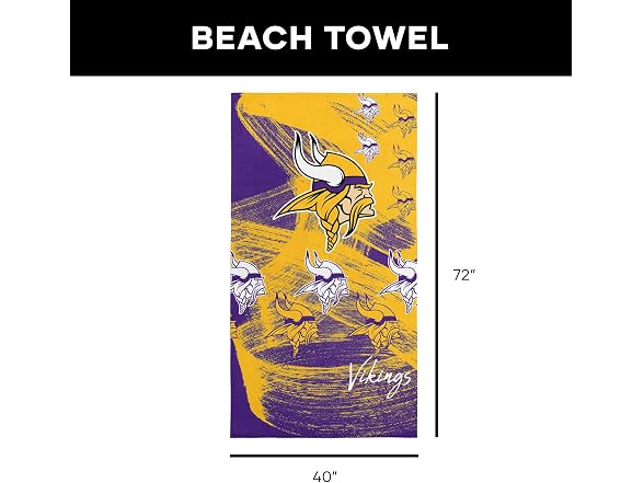 MINNESOTA VIKINGS (40" x 72") NFL Towel