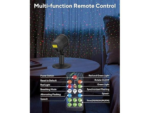 Neroupe Christmas Projector Lights Outdoor