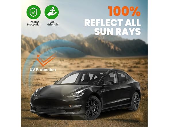 Tesla Model 3 Windshield Sun Shade