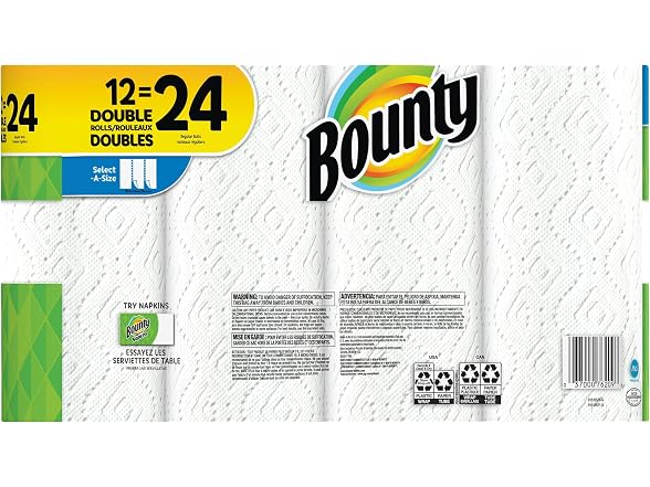 Procter and Gamble Bounty 2847075 Select-A-Size