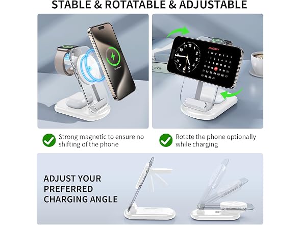 RYND Travelling 3 in 1 Magnetic Charger