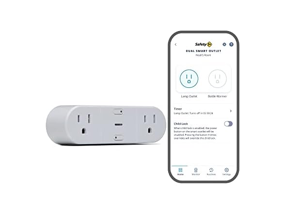 Safety 1st Connected Dual Smart Outlet