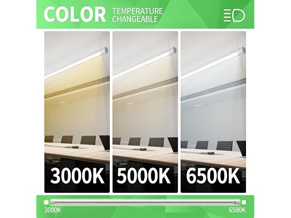 Zi-ZOHNSON Dimmable LED Shop Lights 4FT