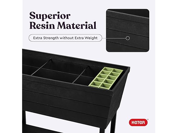 Keter Urban Bloomer Raised Garden Bed