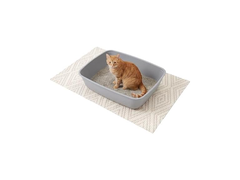 Kitty City Large Foam Cat Litter Mat - Mess Trapping Ma
