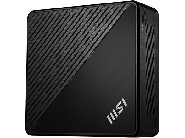 msi Cubi N ADL Mini PC: Intel Celeron N100, 4GB RAM, 128GB SSD, Black, Windows 11 Pro Entry: ADL-021US (Open Box)