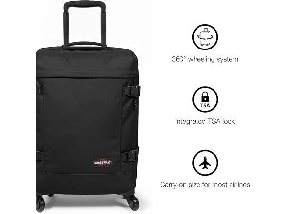 EASTPAK TRANS4 S – 44L Small Cabin Wheeled Luggage