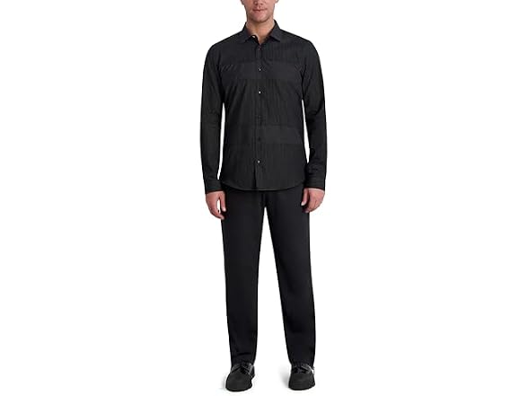 Karl Lagerfeld Men Panel Long Sleeve Top (L)