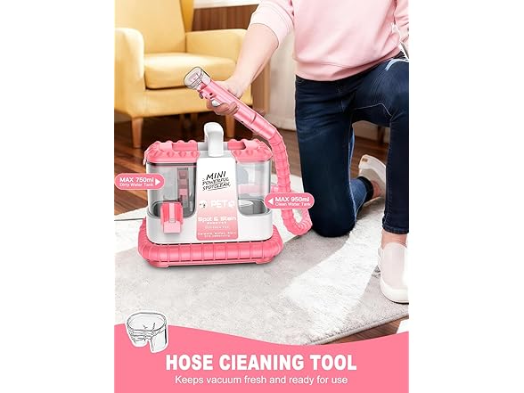 QYNTO Portable Carpet Cleaner Machine