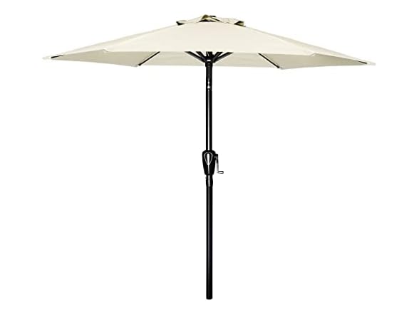 Simple Deluxe 7.5ft Patio Umbrella White
