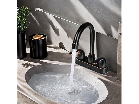 SOKA SOKA Bathroom Sink Faucet Stainless Steel Faucets