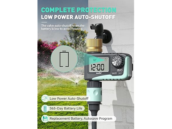 RAINPOINT 2 Pack Sprinkler Timer
