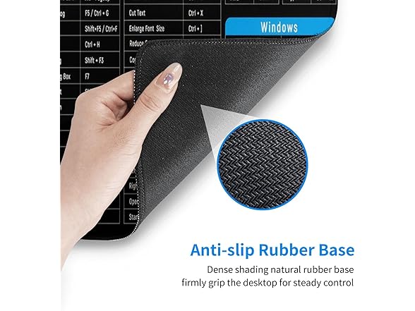 WUCCZHU Gaming Mouse Pad, Large Non-Slip 