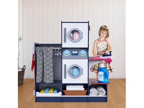 Wooden Laundry Playset