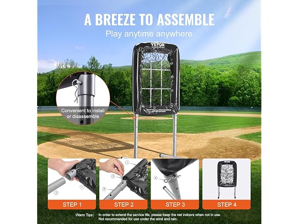 9 Hole Baseball Net, 21"x29" Softball Baseball